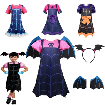3pcs Vampirina Costumes Children Cosplay Vampire Dress up Costume Halloween Girls Dresses Carnival Party Disguise Wing Headband 
3pcs Vampirina Costumes Children Cosplay Vampire Dress up Costume Halloween Girls Dresses Carnival Party Disguise Wing Headband