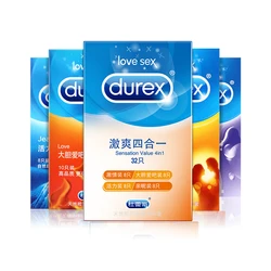 [11,11] Durex презерватив 4 вида Ультра тонкие презервативы для пениса интимные товары сексуальные продукты из натурального каучука латексные ру..., Aliexpress