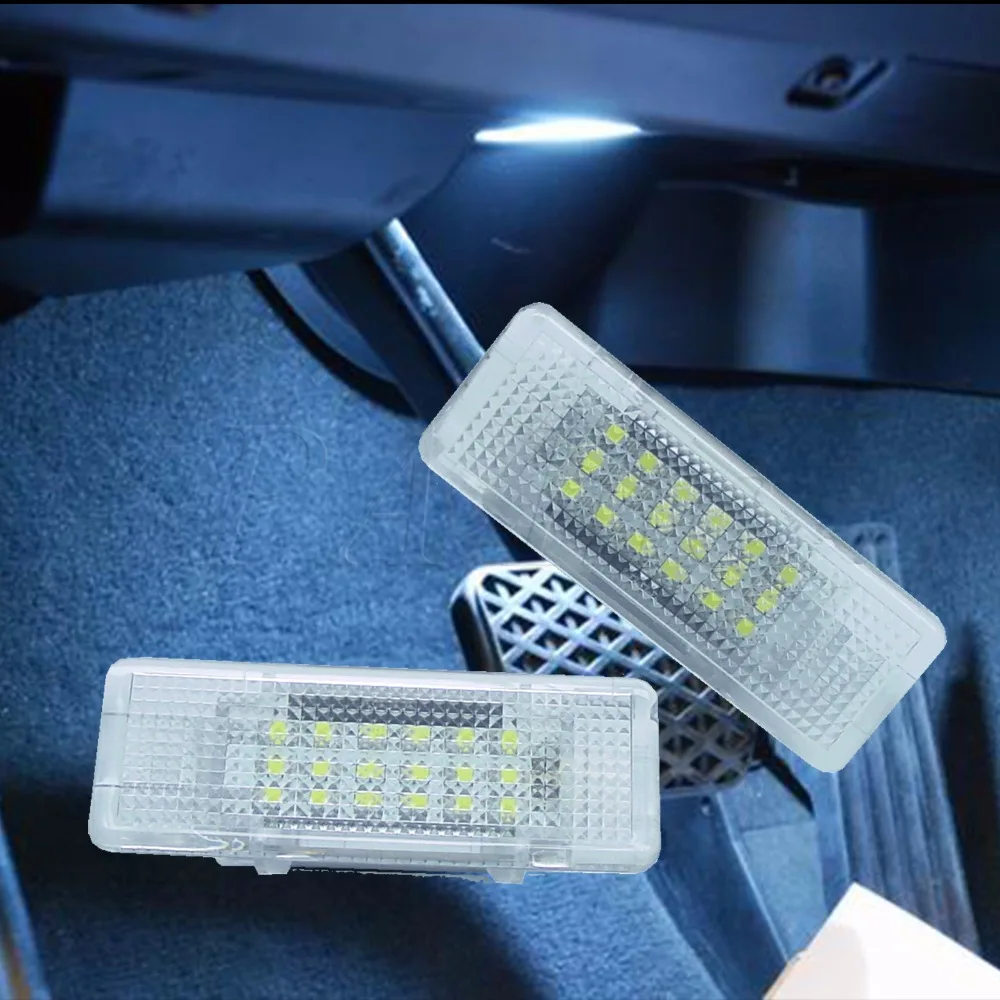 PA светодиодный напольный светильник 2 шт. x 18SMD для BMW E39 E53 5 серий 12 В | Автомобили и