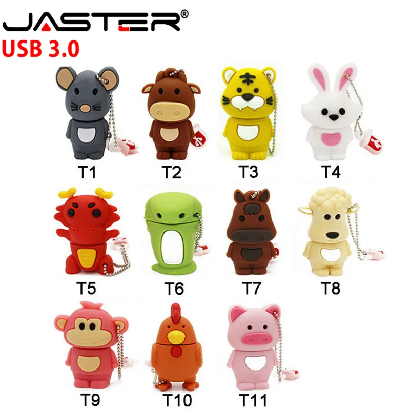 JASTER Chinese Zodiac usb 3.0 flash drive disk animal green snake/chicken/rabbit/horse/monkey memory stick pendrive 4GB to 64GB
JASTER Chinese Zodiac usb 3.0 flash drive disk animal green snake/chicken/rabbit/horse/monkey memory stick pendrive 4GB to 64GB
