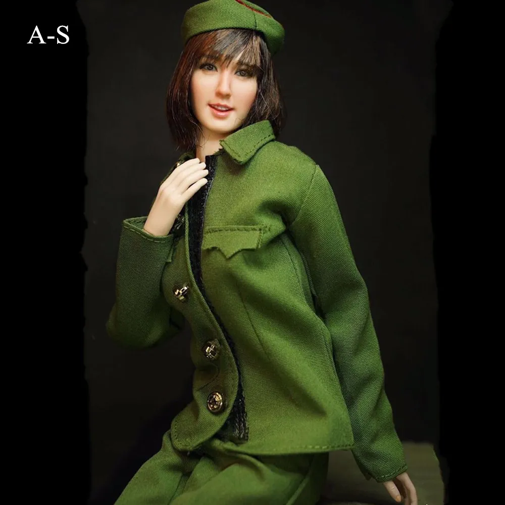 1/6 Korean Female Soldier Figure Accessory Costume Green Military Mother Clothes & Trousers & Cap Model for 12'' Action Figure
1/6 Korean Female Soldier Figure Accessory Costume Green Military Mother Clothes & Trousers & Cap Model for 12'' Action Figure