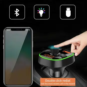 FM Transmitter Car Bluetooth 5.0 Dual USB QC3.0 Car Charger Audio Player Aux MP3 Bluetooth Handsfree Wireless Adapter R1Y0
FM Transmitter Car Bluetooth 5.0 Dual USB QC3.0 Car Charger Audio Player Aux MP3 Bluetooth Handsfree Wireless Adapter R1Y0