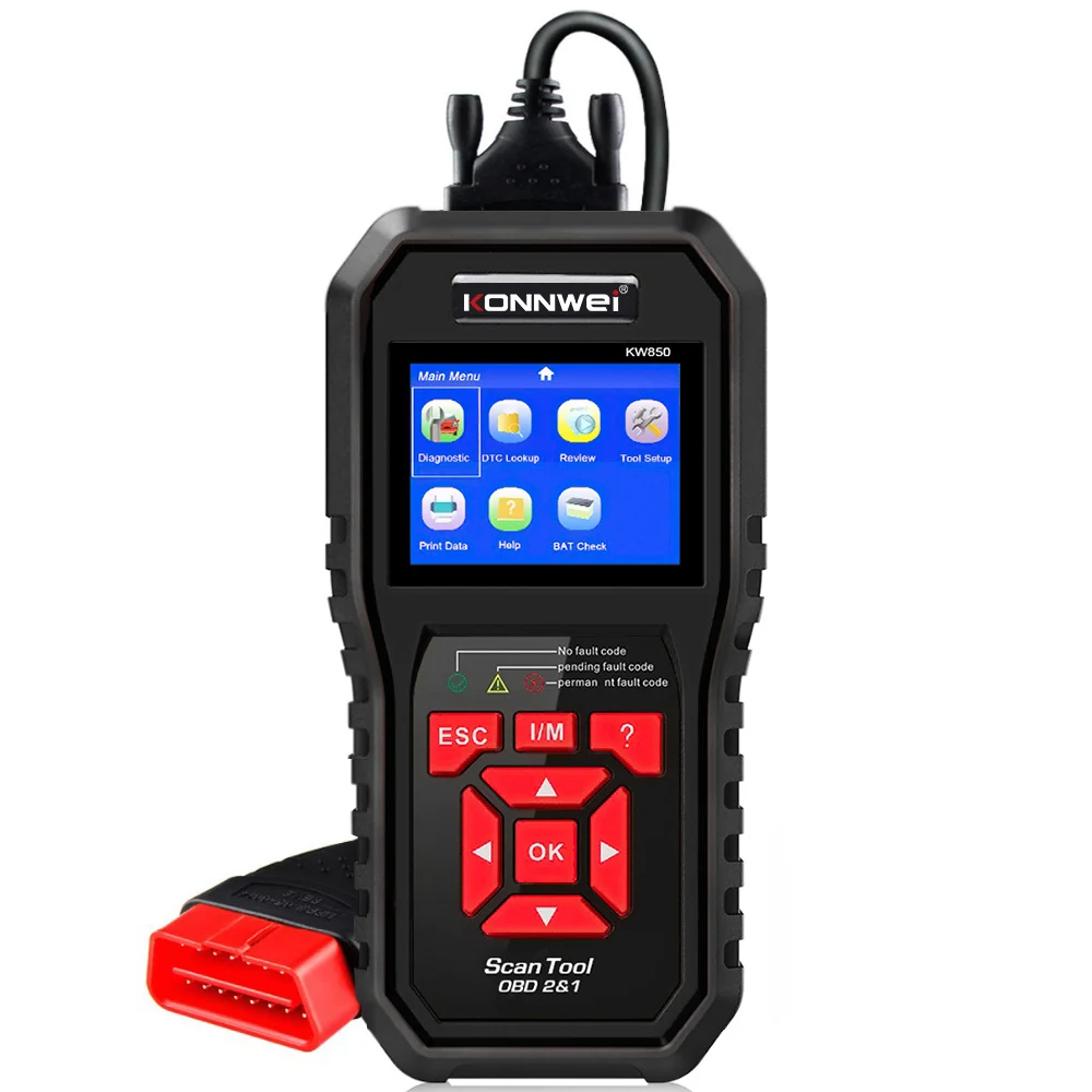 Professional OBD2 Scanner KW850 Code Reader Vehicle Engine Diagnostic EOBD Scan Tool for all OBDII &CAN Protocol Cars Since 1996
Professional OBD2 Scanner KW850 Code Reader Vehicle Engine Diagnostic EOBD Scan Tool for all OBDII &CAN Protocol Cars Since 1996