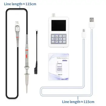 2013H Oscilloscope PRO Handheld Mini Portable Digital Oscilloscope With 5M Bandwidth 20MSps Sampling Rate
2013H Oscilloscope PRO Handheld Mini Portable Digital Oscilloscope With 5M Bandwidth 20MSps Sampling Rate