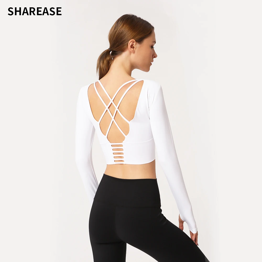Sports Wear for Women Gym Crop Top Workout Long Sleeve T Shirt Sports Bra Womens Fitness Tops Breathable Thick Full Solid Color
Sports Wear for Women Gym Crop Top Workout Long Sleeve T Shirt Sports Bra Womens Fitness Tops Breathable Thick Full Solid Color