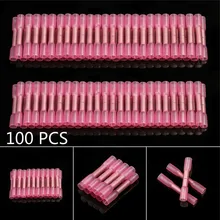 100 PCS Electrical Wire Terminal Heat Shrink Butt Crimp Terminals Red Waterproof Insulated Seal Wire Connectors
100 PCS Electrical Wire Terminal Heat Shrink Butt Crimp Terminals Red Waterproof Insulated Seal Wire Connectors