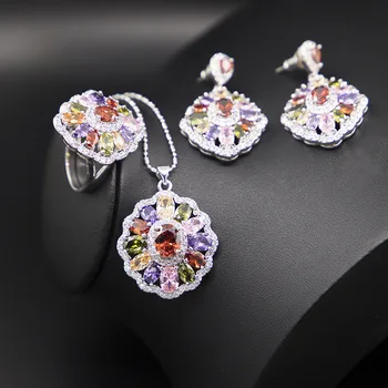 925 PLATED WITH DIAMOND NECKLACE ZIRCON JEWELRY KIT IN EUROPE AND THE NECKLACE FEMALE RING EARRINGS SET JEWELRY SET
925 PLATED WITH DIAMOND NECKLACE ZIRCON JEWELRY KIT IN EUROPE AND THE NECKLACE FEMALE RING EARRINGS SET JEWELRY SET
