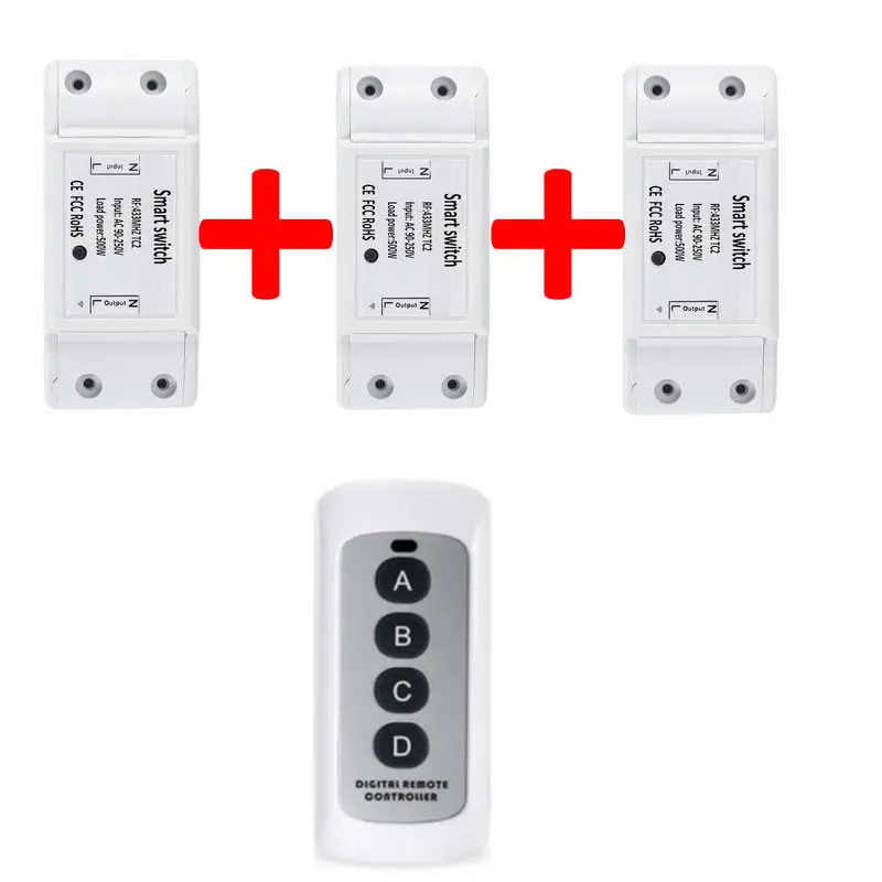 Smart Remote Control Switch Diy Module Wireless Remote Switch Domotica Light Controller Module Receiver For Smart Home
Smart Remote Control Switch Diy Module Wireless Remote Switch Domotica Light Controller Module Receiver For Smart Home