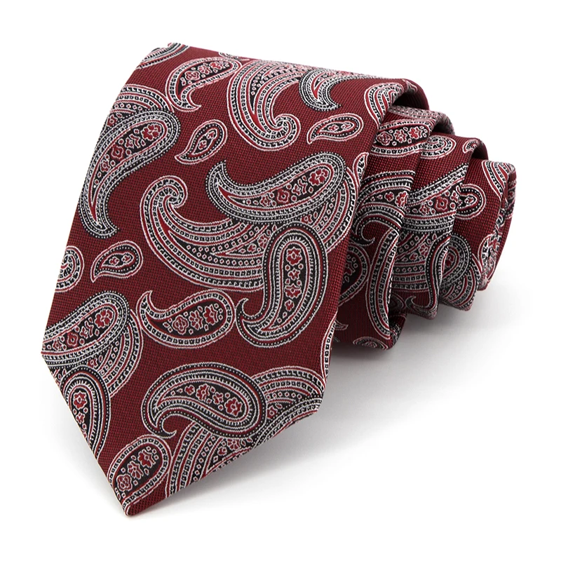 2021 New Luxury Jacquard Paisley Ties For Men High Quality 8 CM Red Business Dress Necktie Party Wedding Office Male Gift Box
2021 New Luxury Jacquard Paisley Ties For Men High Quality 8 CM Red Business Dress Necktie Party Wedding Office Male Gift Box