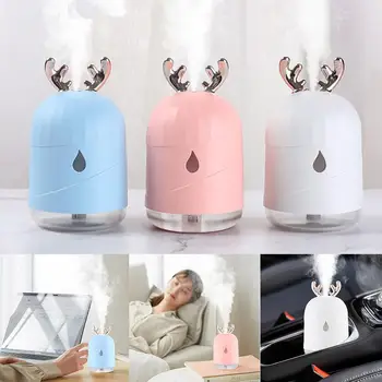 Air Humidifier Cute Shape Essential Oil Diffuser with Night Light Low Noise Home USB Mini Humidifier
Air Humidifier Cute Shape Essential Oil Diffuser with Night Light Low Noise Home USB Mini Humidifier