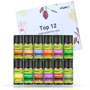 KIUNO 12Pcs 8ml Gift Box Set Pure Essential Oils For Diffuser Humidifier Massage Lavender Orange Frankincense Rosemary Lemon Oil
KIUNO 12Pcs 8ml Gift Box Set Pure Essential Oils For Diffuser Humidifier Massage Lavender Orange Frankincense Rosemary Lemon Oil