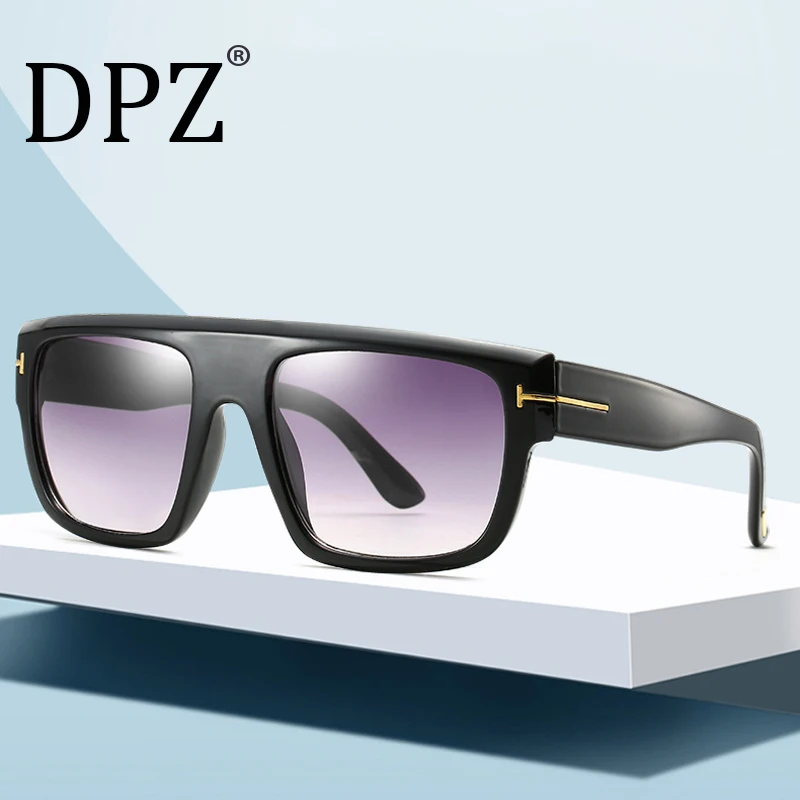 Солнцезащитные очки DPZ Мужские квадратные Модные Винтажные классические
