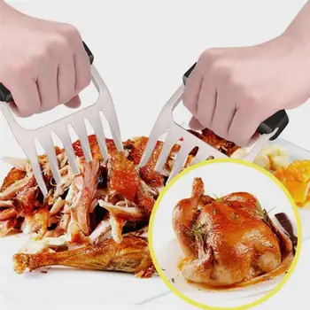 2pcs Barbecue Paws Meat Claws Pulled Chicken Shredder Pork Handler Carving Forks BBQ Grill Meat Handler Kitchen Forks Tool
2pcs Barbecue Paws Meat Claws Pulled Chicken Shredder Pork Handler Carving Forks BBQ Grill Meat Handler Kitchen Forks Tool