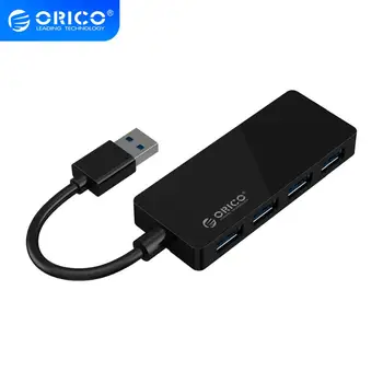 ORICO Mini 4 Port USB3.0 Hub Portable HUB USB Spliter for Apple Macbook Air Laptop PC Tablet with Blue LED Lamp 10CM Data Cable
ORICO Mini 4 Port USB3.0 Hub Portable HUB USB Spliter for Apple Macbook Air Laptop PC Tablet with Blue LED Lamp 10CM Data Cable