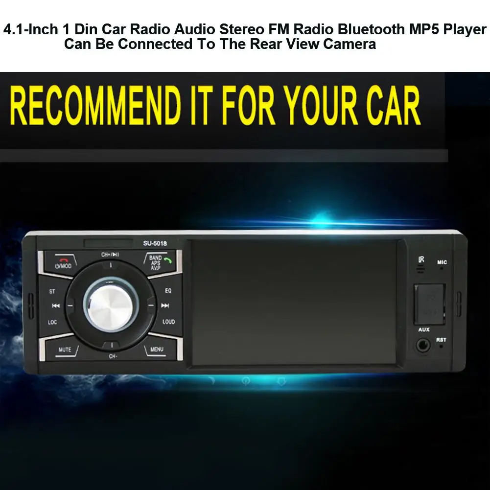 7 Color 4.1-Inch Car Auto MP5 Player AM FM Radio Bluetooth MP5 Player Can Be Connected To The Rear View Camera Car Accessories
7 Color 4.1-Inch Car Auto MP5 Player AM FM Radio Bluetooth MP5 Player Can Be Connected To The Rear View Camera Car Accessories