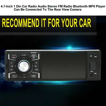7 Color 4.1-Inch Car Auto MP5 Player AM FM Radio Bluetooth MP5 Player Can Be Connected To The Rear View Camera Car Accessories
7 Color 4.1-Inch Car Auto MP5 Player AM FM Radio Bluetooth MP5 Player Can Be Connected To The Rear View Camera Car Accessories