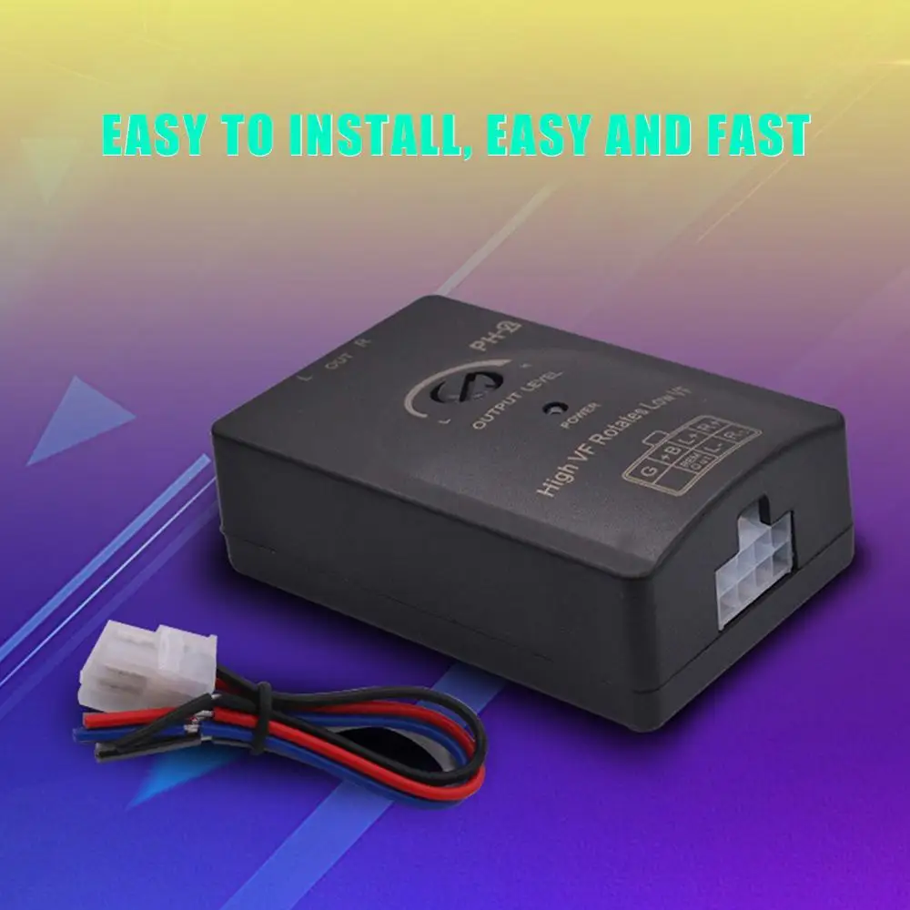 Car RCA Stereo Audio Output Converter Subwoofer Speaker Signal PH-2 Universal Amplifier High to Low Level VF Alternative Stable
Car RCA Stereo Audio Output Converter Subwoofer Speaker Signal PH-2 Universal Amplifier High to Low Level VF Alternative Stable