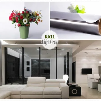 Light Gray Glass Sticker Self-Adhesive Two-Way Perspective Decorative Easily Removable Window Protection UV-Proof Tin-Film
Light Gray Glass Sticker Self-Adhesive Two-Way Perspective Decorative Easily Removable Window Protection UV-Proof Tin-Film