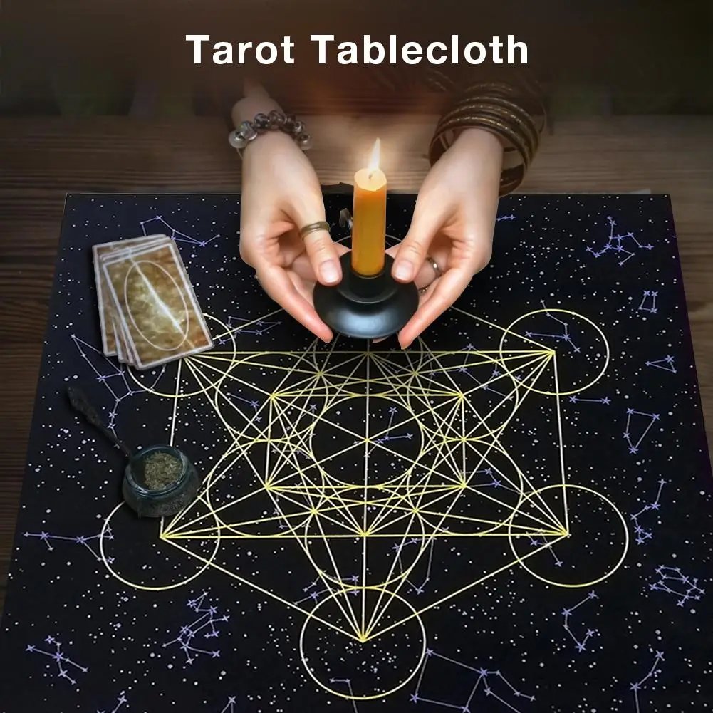 New Metatrone's Cub Crystal Grid Tarot Tablecloth Astrology Tarot Divination Cards Table Cloth For Magicians Daily Board Games
New Metatrone's Cub Crystal Grid Tarot Tablecloth Astrology Tarot Divination Cards Table Cloth For Magicians Daily Board Games