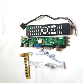 Fit LP156WF1-TLB1/TLB2/TLC1/TLC2/TLC3 1920*1080 screen 40 pin LVDS 3663 TV digital HDMI VGA USB DVB upgrade LCD drive board Kit 
Fit LP156WF1-TLB1/TLB2/TLC1/TLC2/TLC3 1920*1080 screen 40 pin LVDS 3663 TV digital HDMI VGA USB DVB upgrade LCD drive board Kit