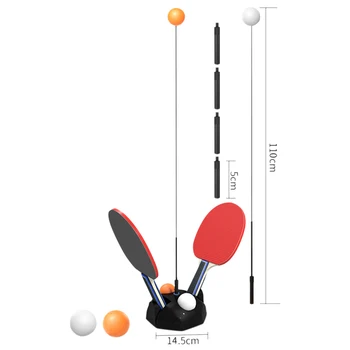 Elastic Fixed Indoor Outdoor Universal Table Tennis Trainer Beginner Soft Shaft Training Adjustable Rebound Stable With Paddle
Elastic Fixed Indoor Outdoor Universal Table Tennis Trainer Beginner Soft Shaft Training Adjustable Rebound Stable With Paddle