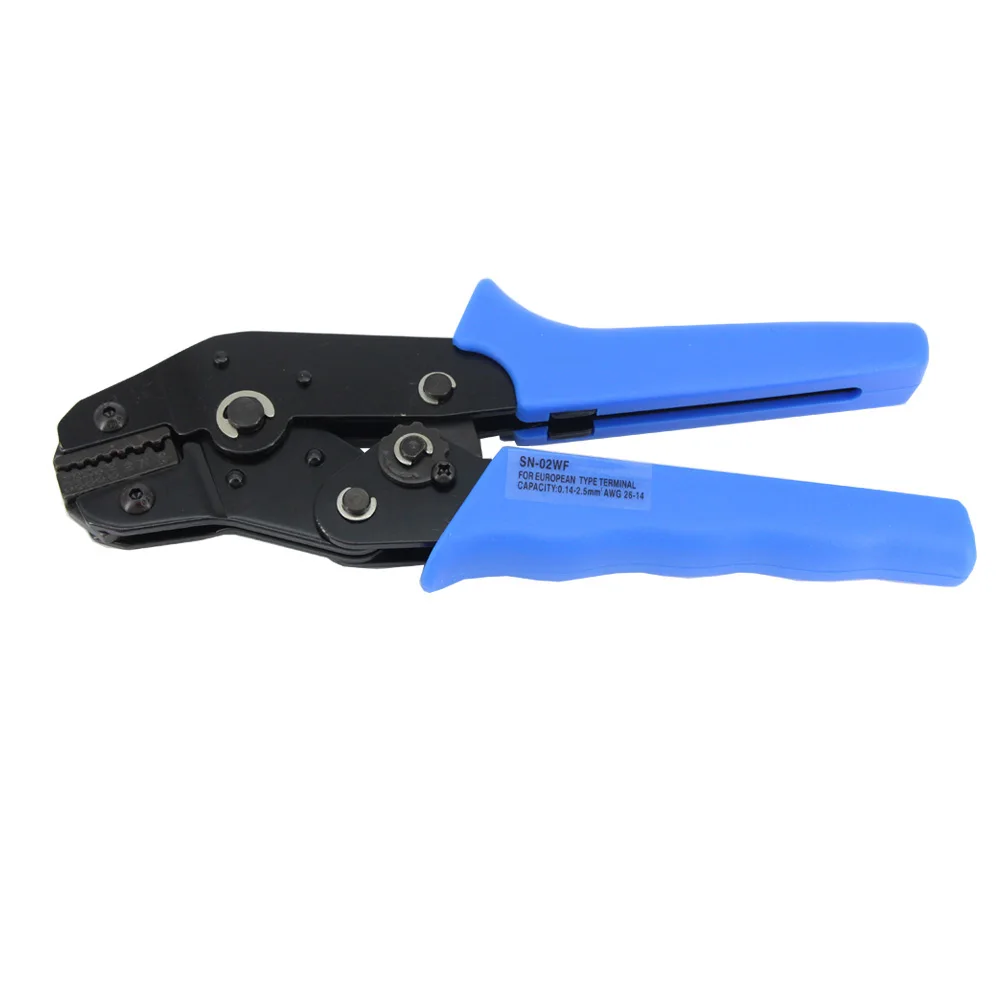 Crimping Pliers SN-02WF,For Wire Ferrules,End Sleeves,Tubular Crimping Pliers 26-14AWG Crimping Tool 0.14-2.5mm2 
Crimping Pliers SN-02WF,For Wire Ferrules,End Sleeves,Tubular Crimping Pliers 26-14AWG Crimping Tool 0.14-2.5mm2