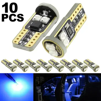 10Pcs Lamp Bulb T10 LED Blue Wedge Side Light Car Dome Map Lamp Bulb Cooling Anti-seismic Anti-stress
10Pcs Lamp Bulb T10 LED Blue Wedge Side Light Car Dome Map Lamp Bulb Cooling Anti-seismic Anti-stress