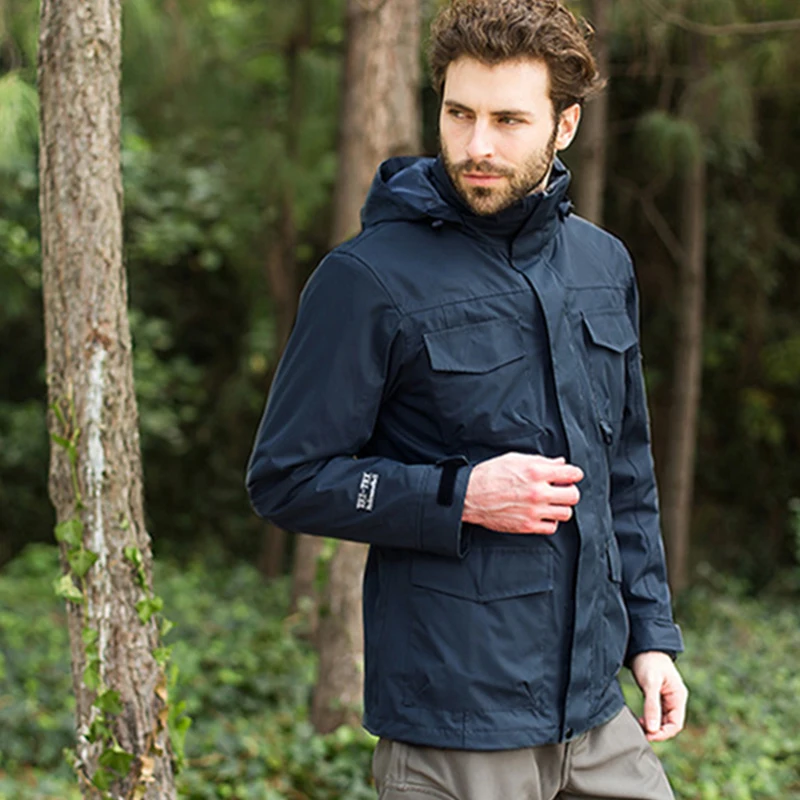 Men's Outdoor Hiking Jacket Multi-Pocket Warm Jacket Windproof Waterproof Jacket Fleece Detachable Two-Piece Outing Jacket
Men's Outdoor Hiking Jacket Multi-Pocket Warm Jacket Windproof Waterproof Jacket Fleece Detachable Two-Piece Outing Jacket