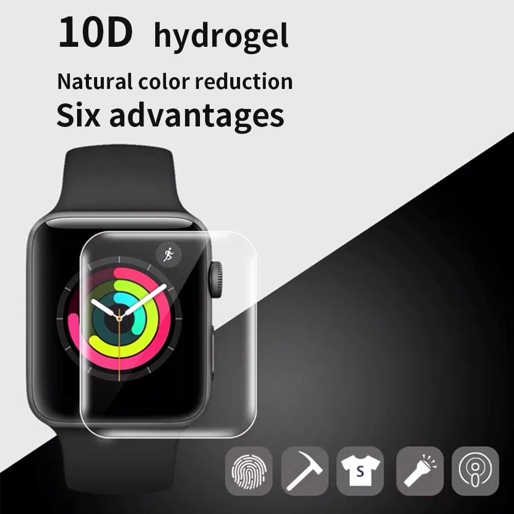 Screen Protector Clear Full Coverage Protective Film for Apple Watch 5 4 3 2 1 Protective Film For Iwatch 40MM 44MM 38MM 42M
Screen Protector Clear Full Coverage Protective Film for Apple Watch 5 4 3 2 1 Protective Film For Iwatch 40MM 44MM 38MM 42M