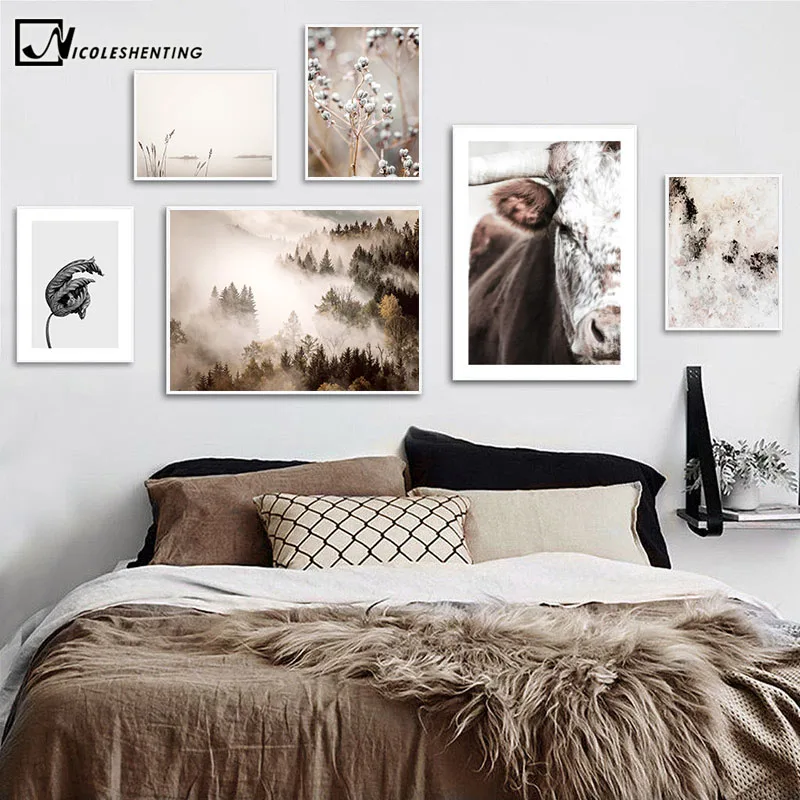 Scandinavian Poster Cow Foggy Mountain Nature Landscape Nordic Wall Art Canvas Print Botanical Painting Home Decoration Picture
Scandinavian Poster Cow Foggy Mountain Nature Landscape Nordic Wall Art Canvas Print Botanical Painting Home Decoration Picture