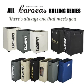 Foldable Laundry Basket With Wheels Oxford Collapsible Laundry Bag Waterproof Toy And Dirty Clothes Laundry Storage Box 
Foldable Laundry Basket With Wheels Oxford Collapsible Laundry Bag Waterproof Toy And Dirty Clothes Laundry Storage Box