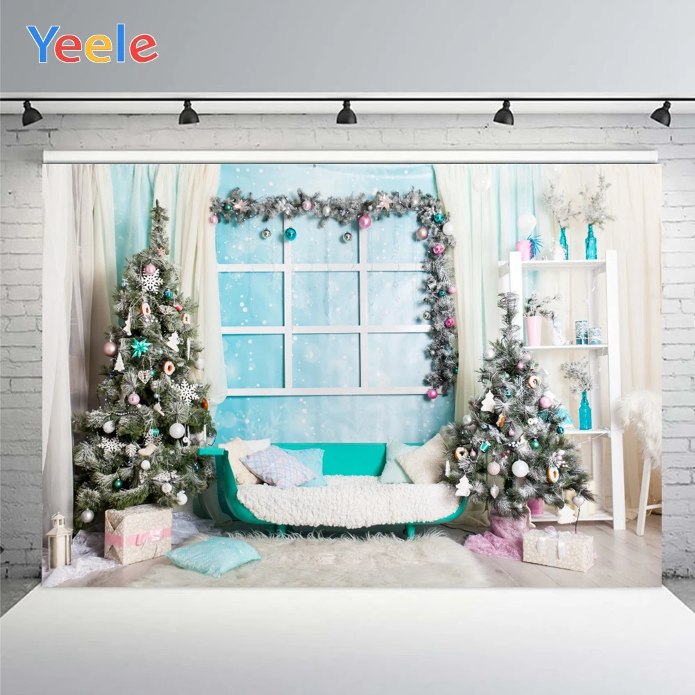 Yeele Christmas Photo Background Photophone Blue Window And Tree Photography Backdrops Studio Shoots for Decor Customized Size
Yeele Christmas Photo Background Photophone Blue Window And Tree Photography Backdrops Studio Shoots for Decor Customized Size
