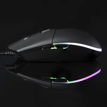 Wired Gaming Mouse Ergonomic 4-Speed DPI Adjustment RGB Backlight Mice for PC Laptop GK99
Wired Gaming Mouse Ergonomic 4-Speed DPI Adjustment RGB Backlight Mice for PC Laptop GK99