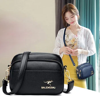 Vintage Leather Pure Color Crossbody Bags for Women Simple Designer Shoulder Handbags Female Portable Square Messenger Bag Sac
Vintage Leather Pure Color Crossbody Bags for Women Simple Designer Shoulder Handbags Female Portable Square Messenger Bag Sac