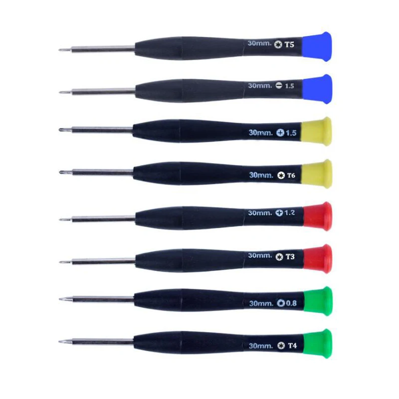 8pcs Phillips Torx Precision Screwdriver Set For Watch Phone Repairing Tool T3 T4 T5 T6 PH000 PH0000 SL1.5 Mini Screw Drivers
8pcs Phillips Torx Precision Screwdriver Set For Watch Phone Repairing Tool T3 T4 T5 T6 PH000 PH0000 SL1.5 Mini Screw Drivers