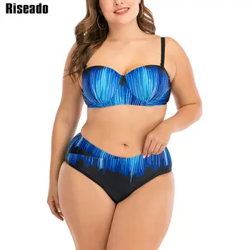 Riseado Sexy Push Up Bikinis Digital Printing Swimsuit Two Piece Strap Swimwear Women Plus Size Bathing Suit 2020 New Bikini Set
Riseado Sexy Push Up Bikinis Digital Printing Swimsuit Two Piece Strap Swimwear Women Plus Size Bathing Suit 2020 New Bikini Set