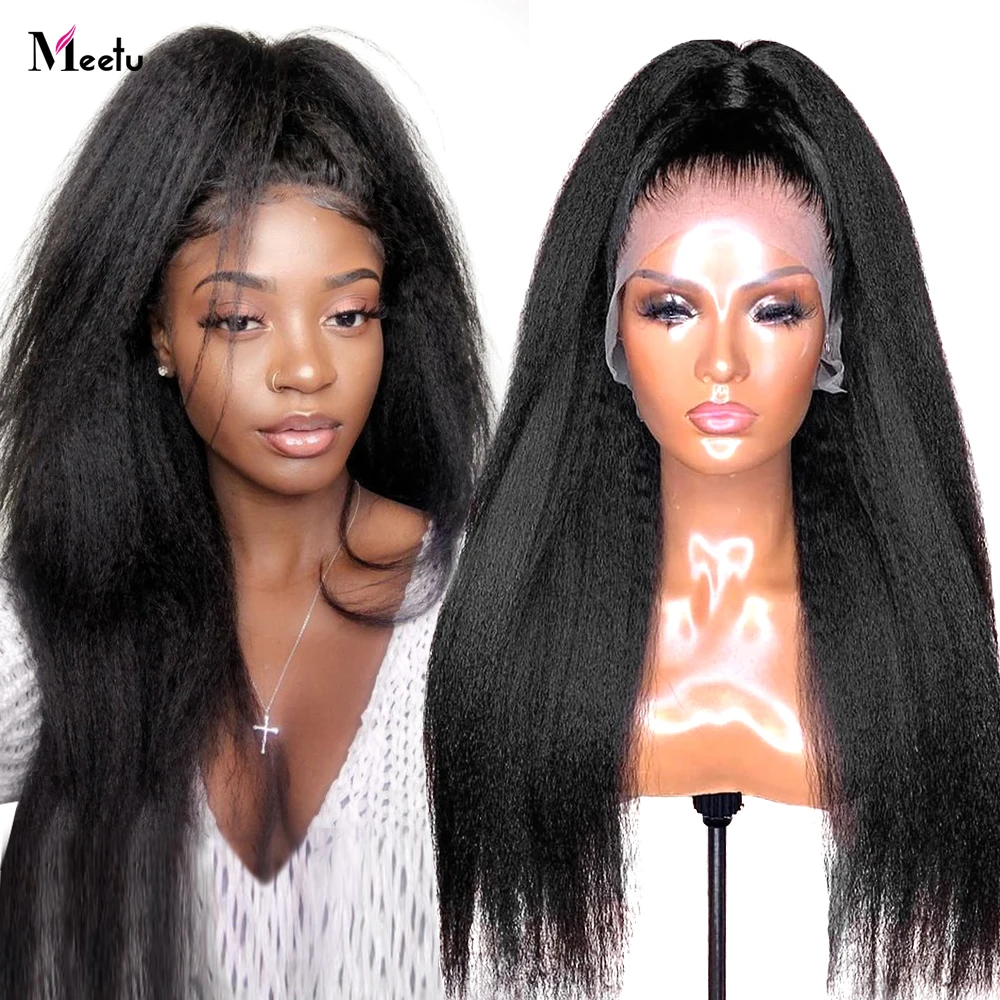 Kinky Straight WIg Meetu 5x5 Lace Closure WIg HD Transparent Lace Frontal Wig Yaki Human Hair WIgs for Women PrePlucked Lace Wig
Kinky Straight WIg Meetu 5x5 Lace Closure WIg HD Transparent Lace Frontal Wig Yaki Human Hair WIgs for Women PrePlucked Lace Wig