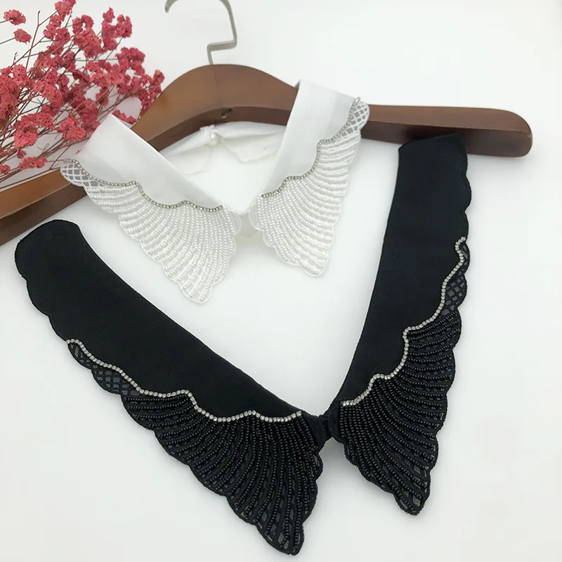 Summer Dress Blouse Tops Fake Collar Handmade Beading Women Shirt Detachable Collar False Collars Necklace Accessory
Summer Dress Blouse Tops Fake Collar Handmade Beading Women Shirt Detachable Collar False Collars Necklace Accessory