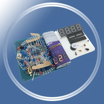 DS1302 Rotating LED Display Alarm Electronic Clock Module DIY KIT LED Temperature Display for arduino
DS1302 Rotating LED Display Alarm Electronic Clock Module DIY KIT LED Temperature Display for arduino