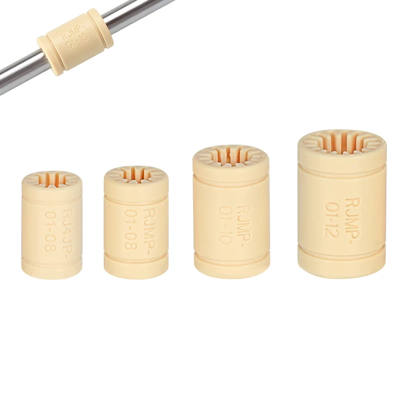 

5PCS 3D Printer Parts Linear Bearings RJMP-01 RJ4JP-01 Mendel DIY Bushing Plastic Polymer Bearing Shaft for Mendel Prusa