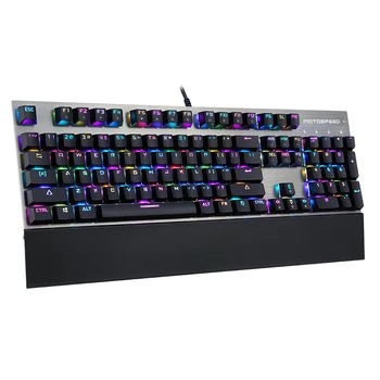 Original Motospeed CK108 RGB blue switch Mechanical Russian Keyboard Gaming Wired LED BacklitAnti-Ghosting for Gamer PC desktop
Original Motospeed CK108 RGB blue switch Mechanical Russian Keyboard Gaming Wired LED BacklitAnti-Ghosting for Gamer PC desktop