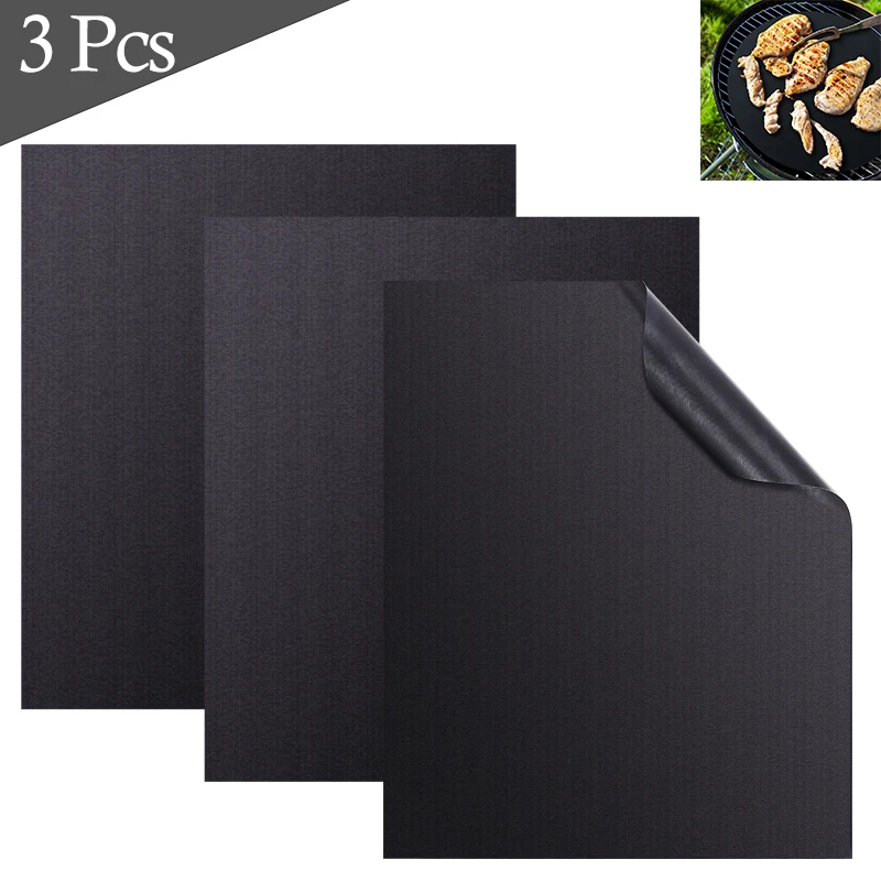 3 Pcs Non-stick BBQ Grill Mat Heat Resistance Barbecue Pads Easily Cleaned Cook Roaster Baking Tools Glass Fiber Mat Accessories
3 Pcs Non-stick BBQ Grill Mat Heat Resistance Barbecue Pads Easily Cleaned Cook Roaster Baking Tools Glass Fiber Mat Accessories
