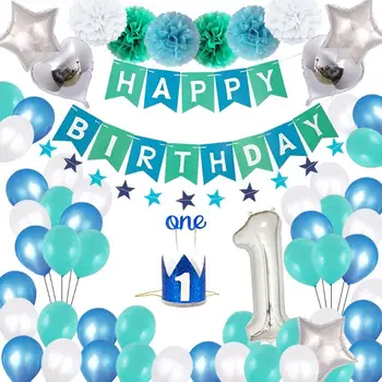 1st Happy Birthday Party Decoration Number Banner Balloons First Baby Shower
1st Happy Birthday Party Decoration Number Banner Balloons First Baby Shower
