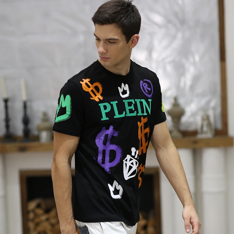 AlexPlein Tshirt Men Cotton Funny Graffiti Embroidery Man's Clothing Fashion Streetwear Aesthetic 2021 Summer Shortsleeve New
AlexPlein Tshirt Men Cotton Funny Graffiti Embroidery Man's Clothing Fashion Streetwear Aesthetic 2021 Summer Shortsleeve New