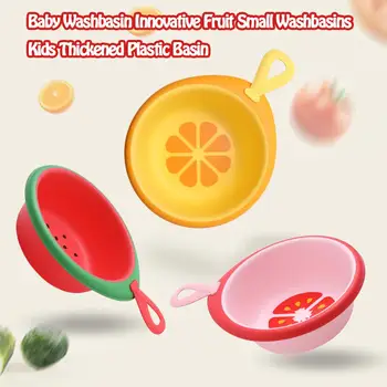 3 Types Baby Fruit Washbasin Cute Home Thickening Washbasin Innovative Fruit Small Washbasins Kids Anti-fall Plastic Basin 
3 Types Baby Fruit Washbasin Cute Home Thickening Washbasin Innovative Fruit Small Washbasins Kids Anti-fall Plastic Basin