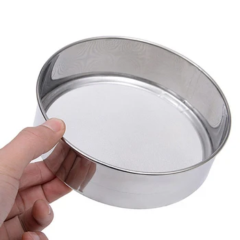 Stainless Steel Mesh Flour Sifting Sifter Sieve Strainer Cake Baking Household Kitchen Tools Great For Sifting Flour15 * 4 *4 cm
Stainless Steel Mesh Flour Sifting Sifter Sieve Strainer Cake Baking Household Kitchen Tools Great For Sifting Flour15 * 4 *4 cm