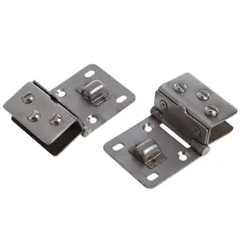 2 pieces glass window door showcase adjustable clamp stainless steel hinge silver 
2 pieces glass window door showcase adjustable clamp stainless steel hinge silver