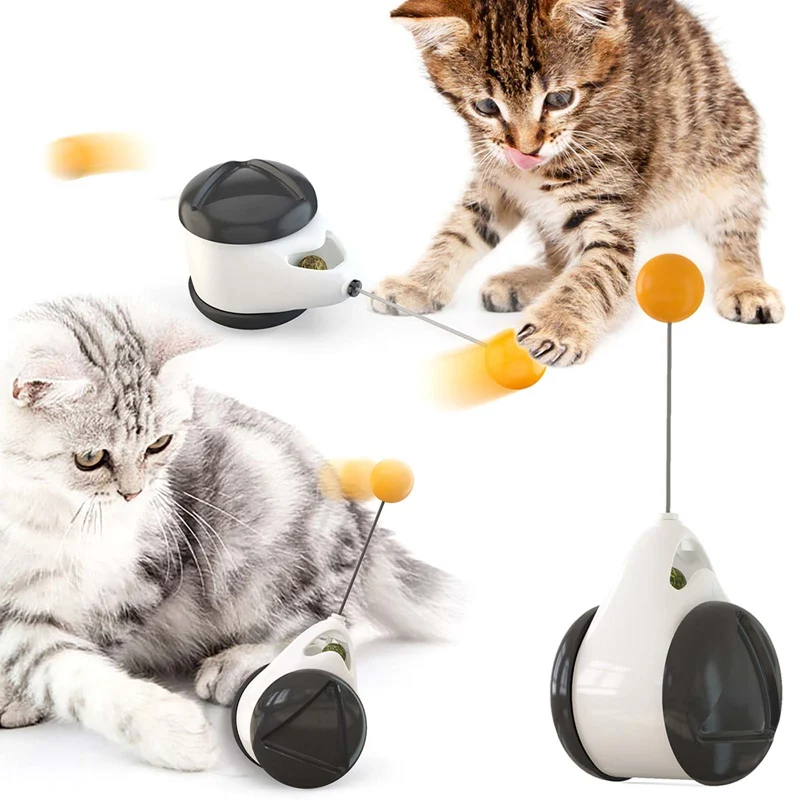 Pet Cat Toys Interactive Roller Cat Toy with Catnip Ball Balance Cat Chasing Toy for Kitten Cat Pet Exercise Puzzle Toys
Pet Cat Toys Interactive Roller Cat Toy with Catnip Ball Balance Cat Chasing Toy for Kitten Cat Pet Exercise Puzzle Toys