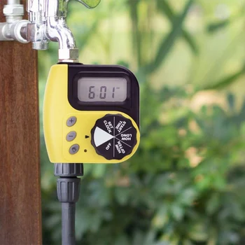 Irrigation Timer Battery Single Outlet Electronic Digital Programmable Hose Faucet Timers Garden Automatic Watering Device
Irrigation Timer Battery Single Outlet Electronic Digital Programmable Hose Faucet Timers Garden Automatic Watering Device