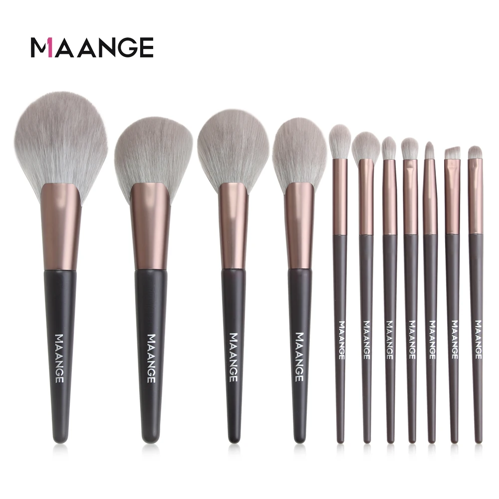MAANGE Wood Handle Makeup Brush Set 11pcs Brushes Foundation Powder Contour Eyeshadow Make Up Brushes Soft Hair Cosmetic Tools
MAANGE Wood Handle Makeup Brush Set 11pcs Brushes Foundation Powder Contour Eyeshadow Make Up Brushes Soft Hair Cosmetic Tools